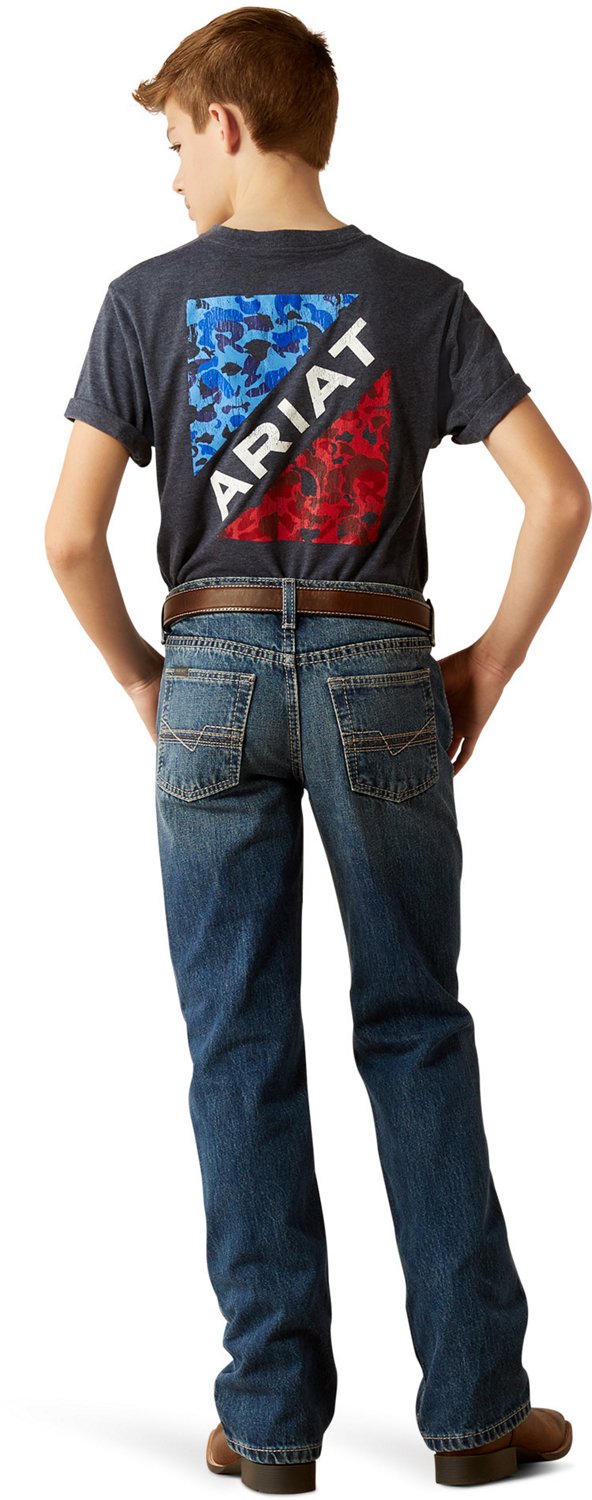 Ariat Boys' B4 Relaxed Kelvin Boot Cut Jean - view number 2