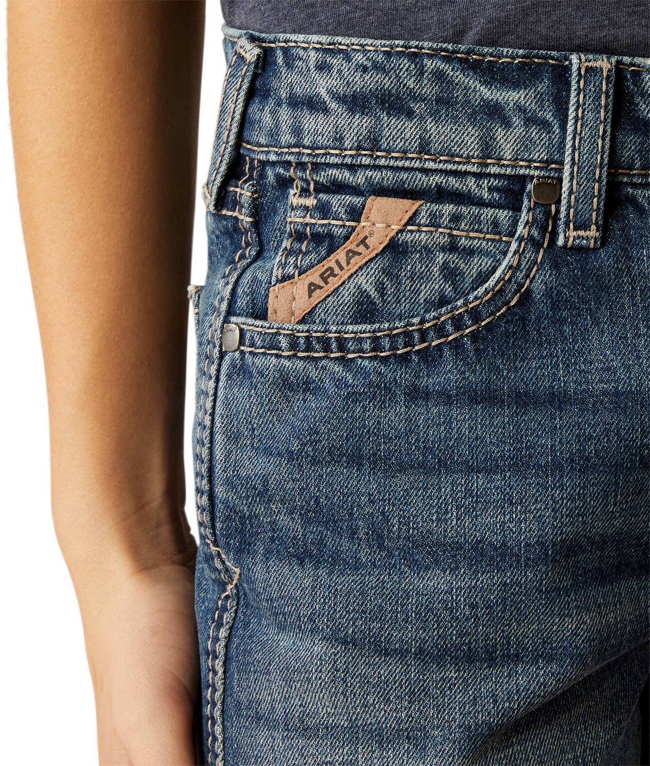 Ariat Boys' B4 Relaxed Kelvin Boot Cut Jean - view number 4