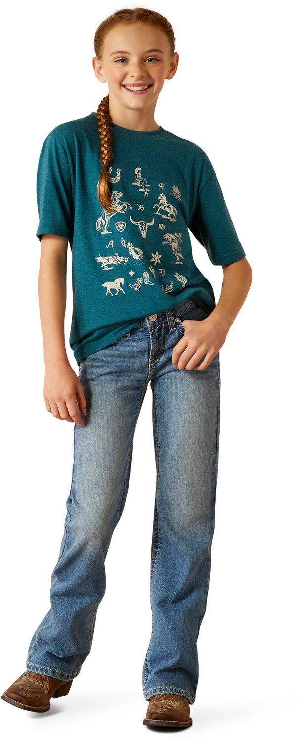 Ariat Girls' Sketch Pad Tee - view number 4