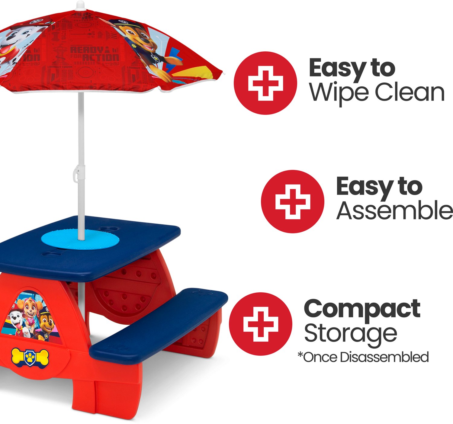 Delta Children Paw Patrol Picnic Table                                                                                           - view number 7