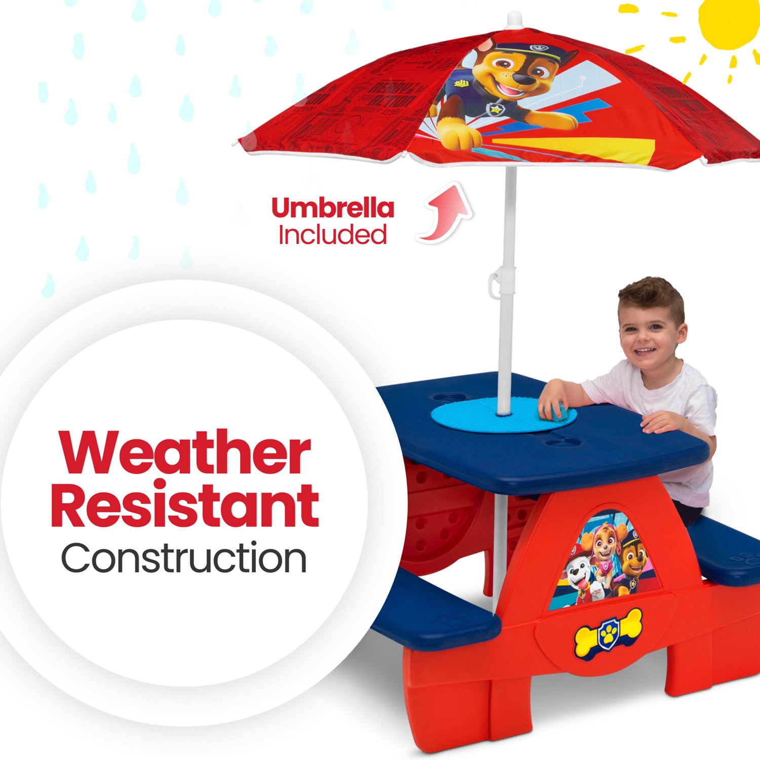 Delta Children Paw Patrol Picnic Table                                                                                           - view number 8