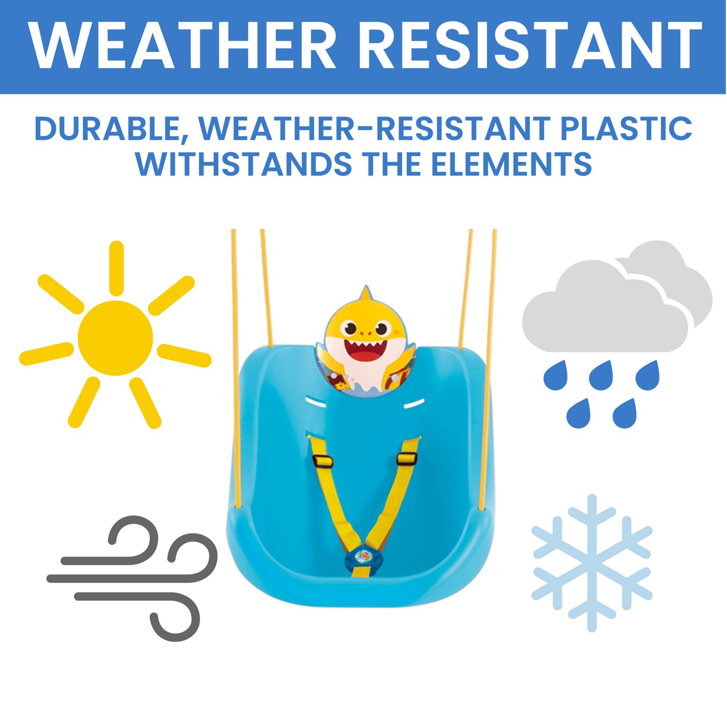 Delta Children Baby Shark 2-in-1 Swing - view number 6