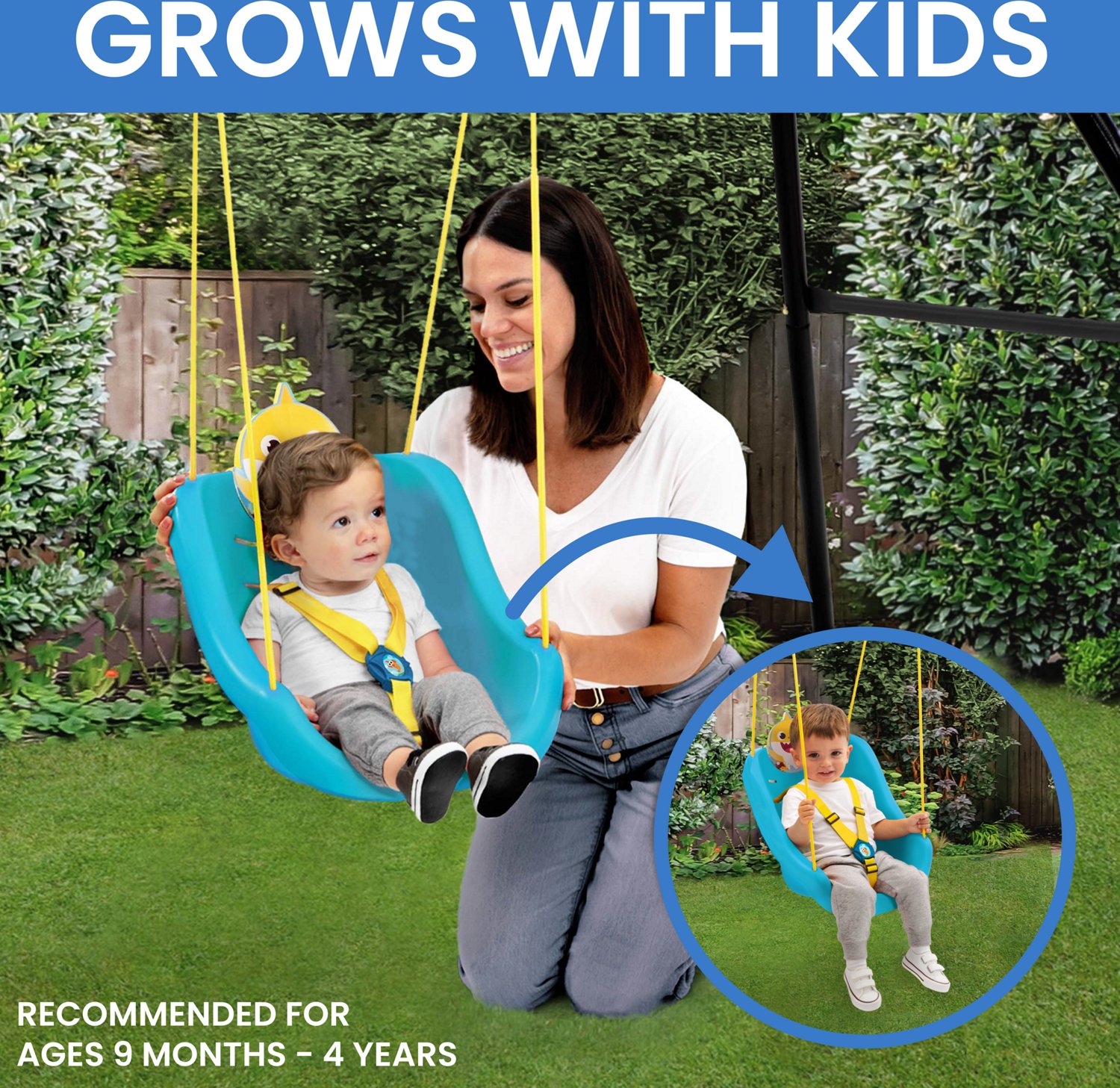 Delta Children Baby Shark 2-in-1 Swing - view number 8