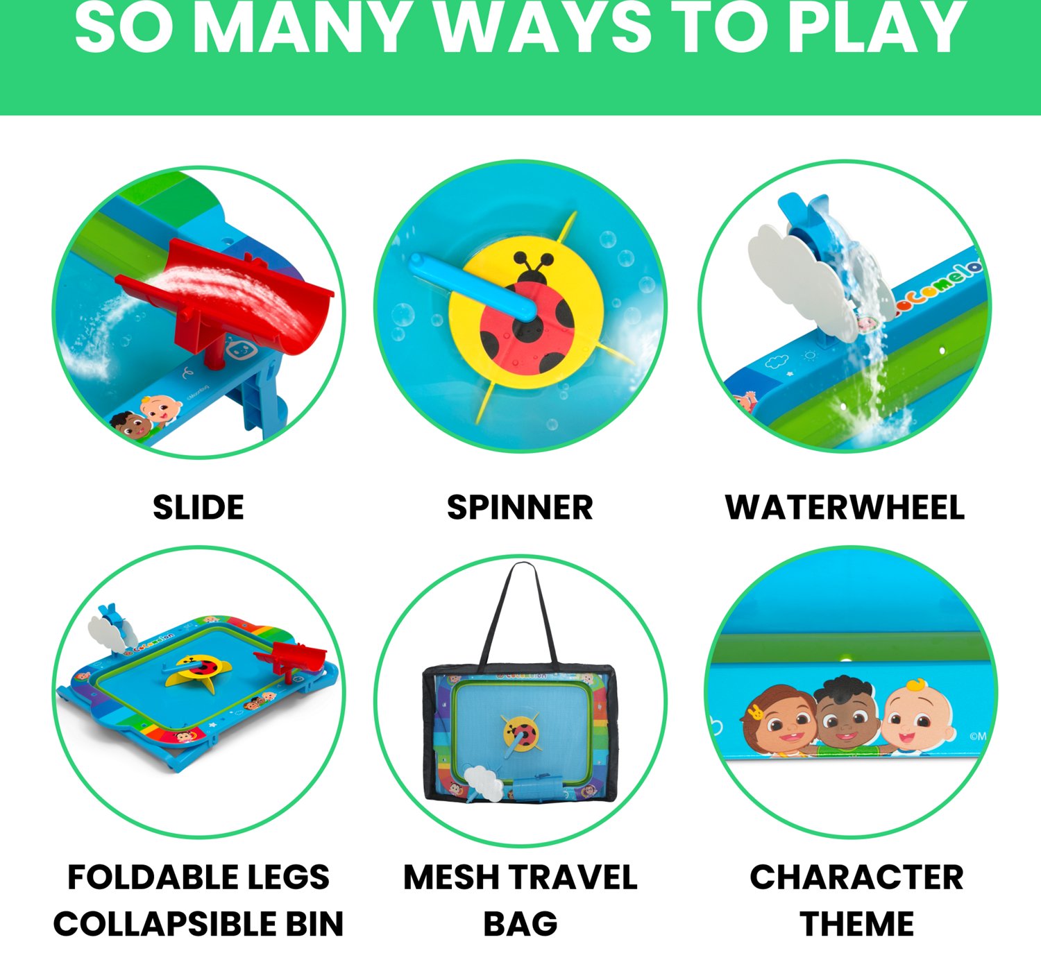 Delta Children Cocomelon Portable Water Table