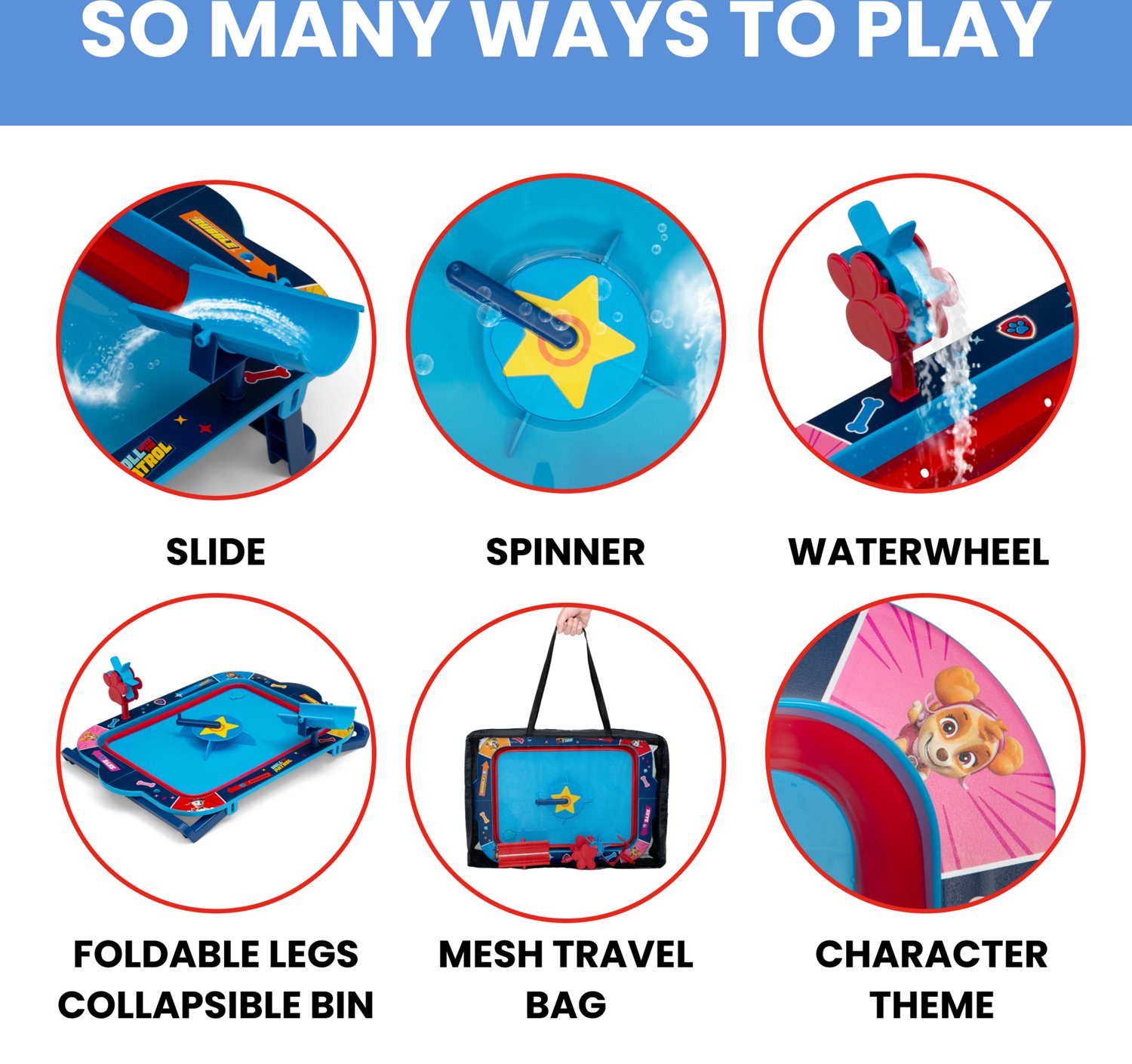 Delta Children Paw Patrol Portable Water Table                                                                                   - view number 5