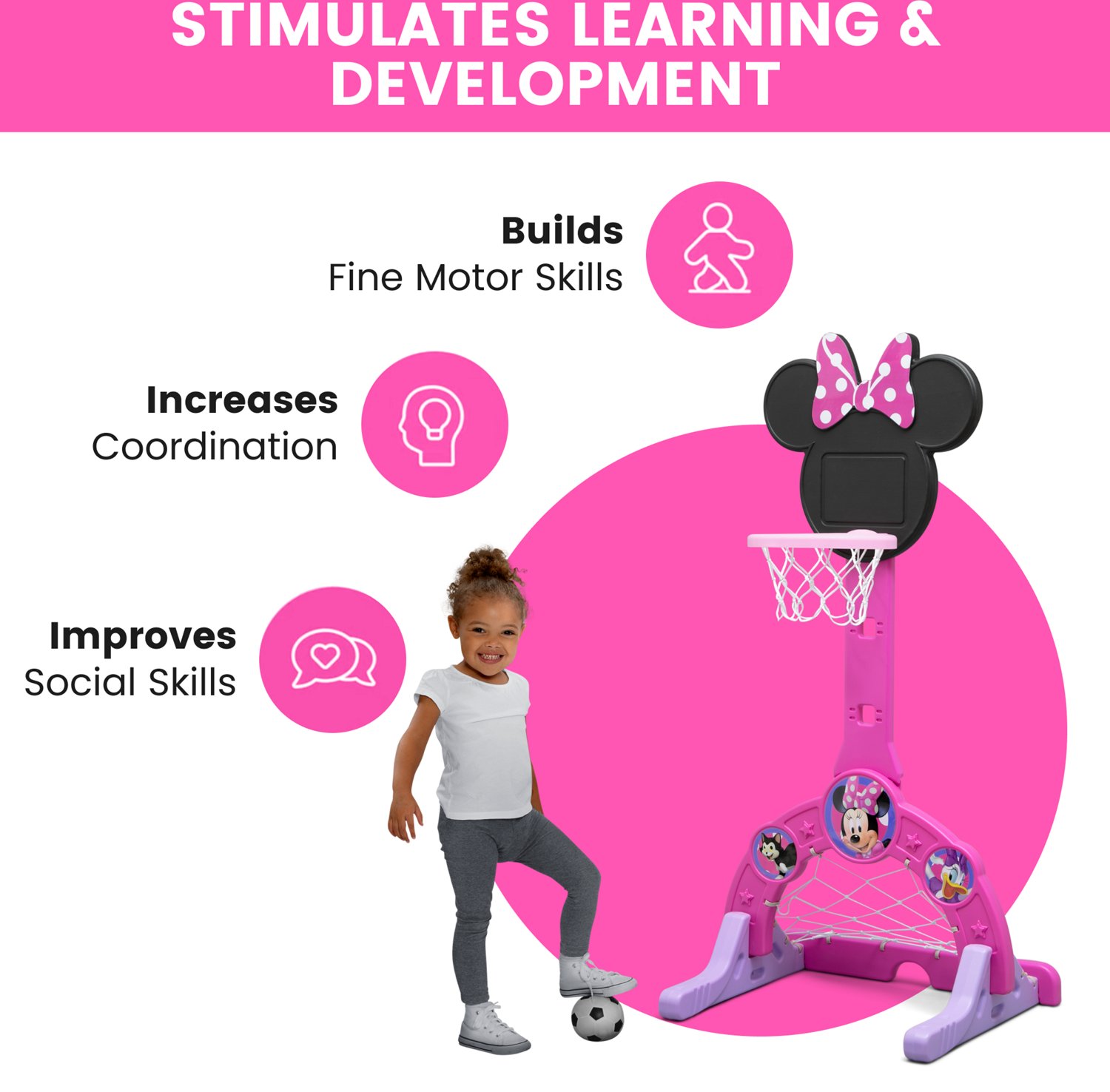 Delta Children Minnie 4-in-1 Sports Center - view number 5