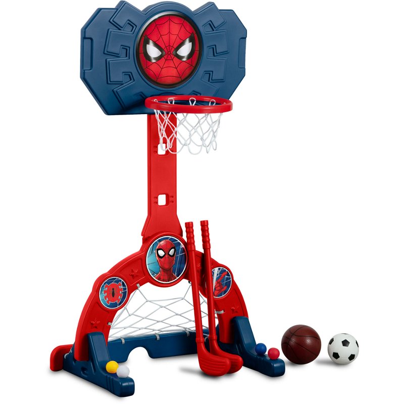 Delta Children Spiderman 4-in-1 Sports Center Blue - Outdoor Games at Academy Sports