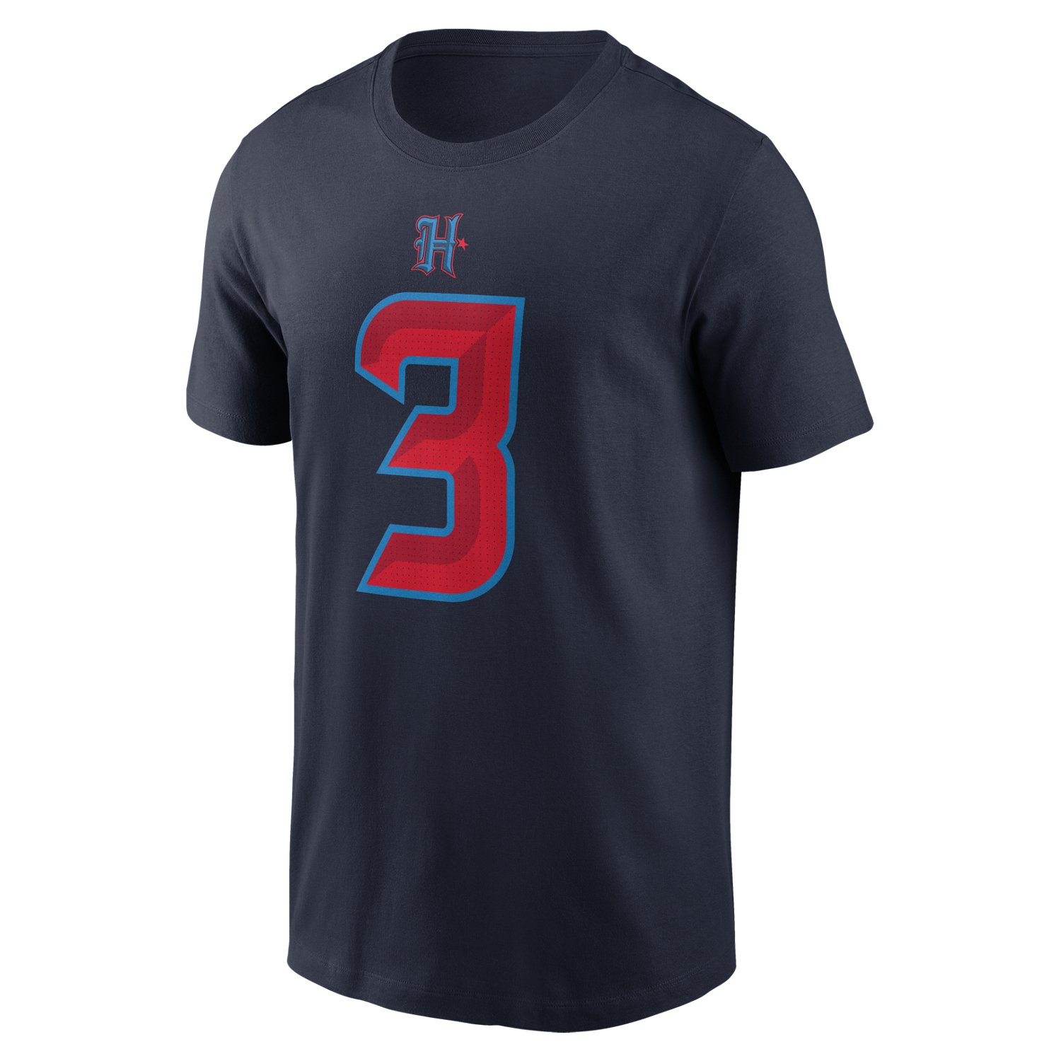 Nike Men's Houston Texans Tank Dell #3 Helmet Logo N&N Short Sleeve Tee - view number 2