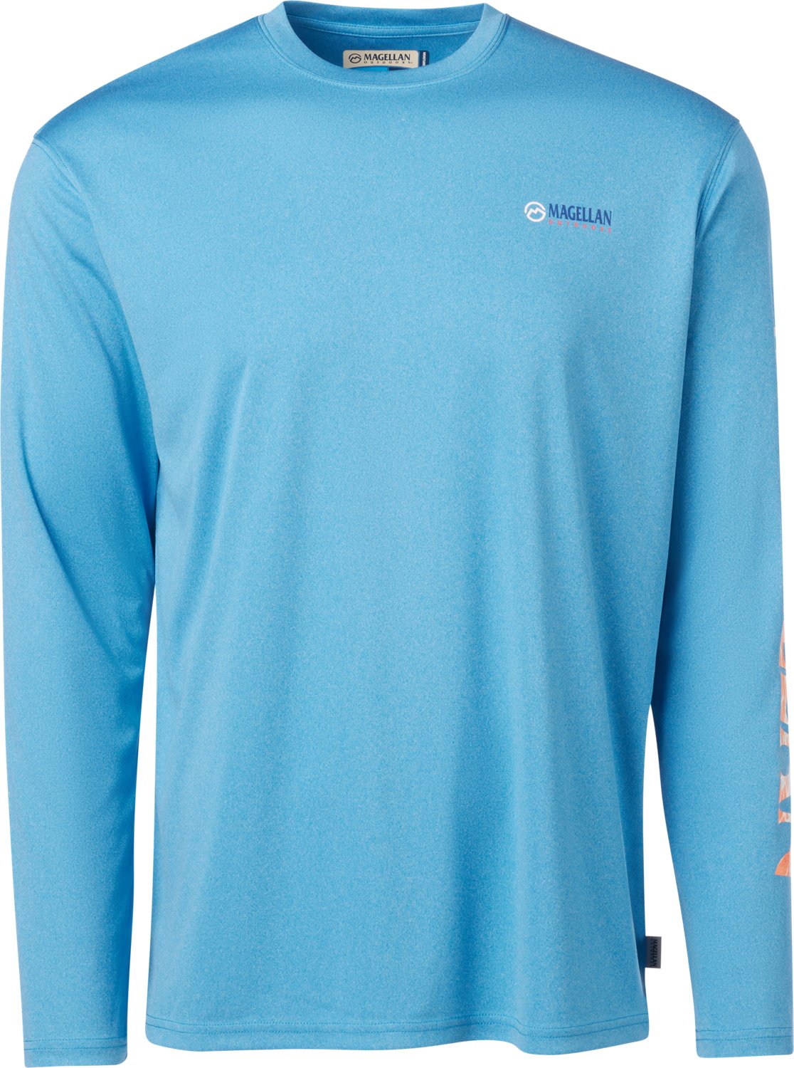 Magellan Outdoors Men's Casting Crew Long Sleeve T-shirt                                                                         - view number 7