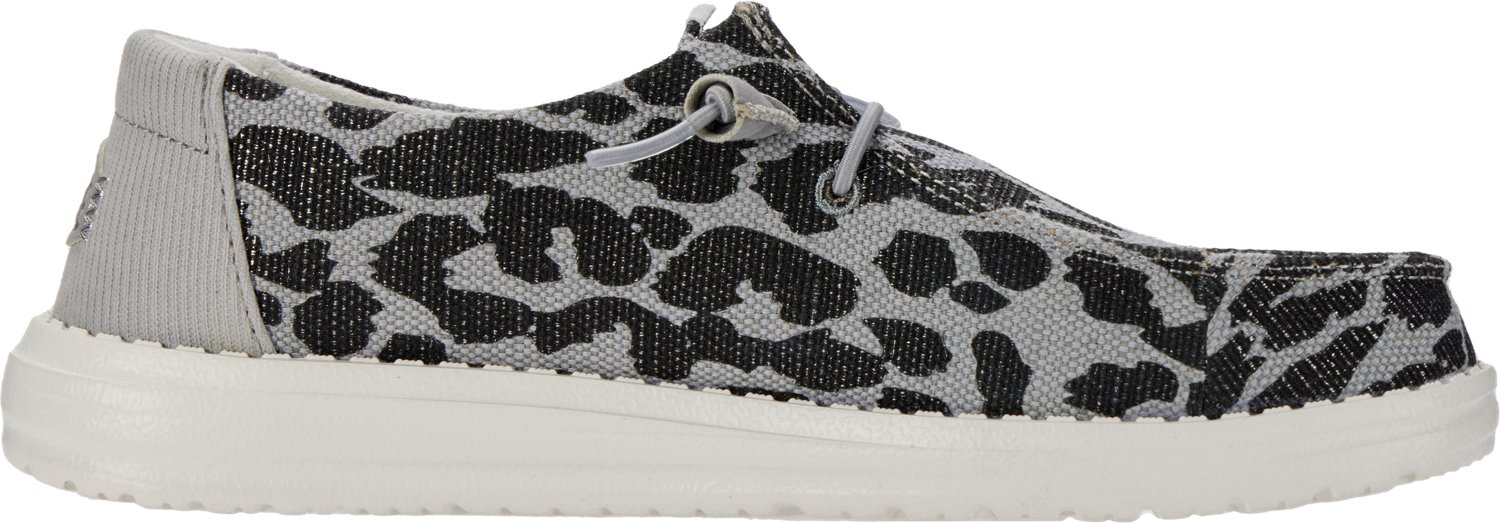 HEYDUDE Women's Wendy Leopard Sparkle Shoes - view number 5