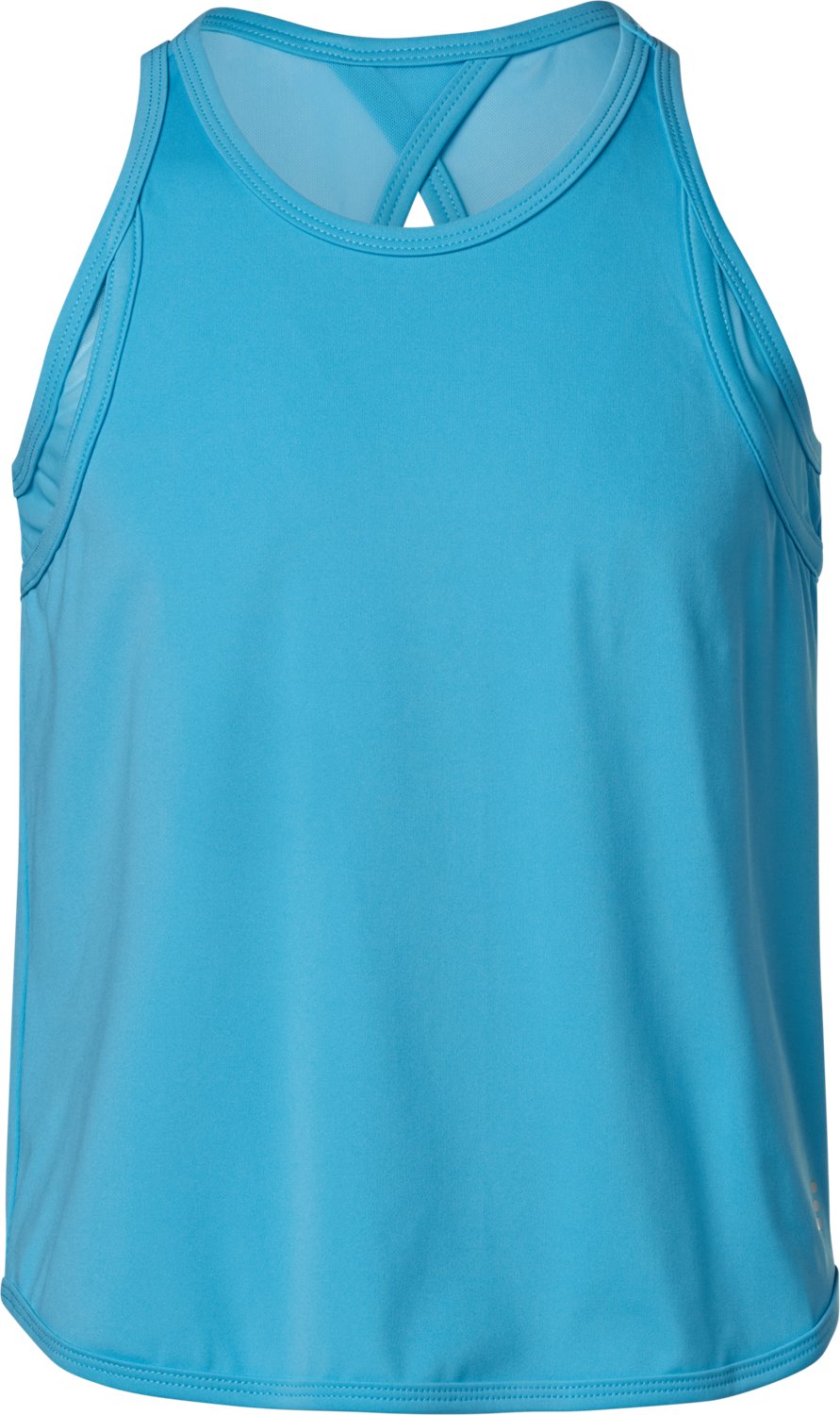 BCG Girls' Run Race Keyhole Tank Top                                                                                            