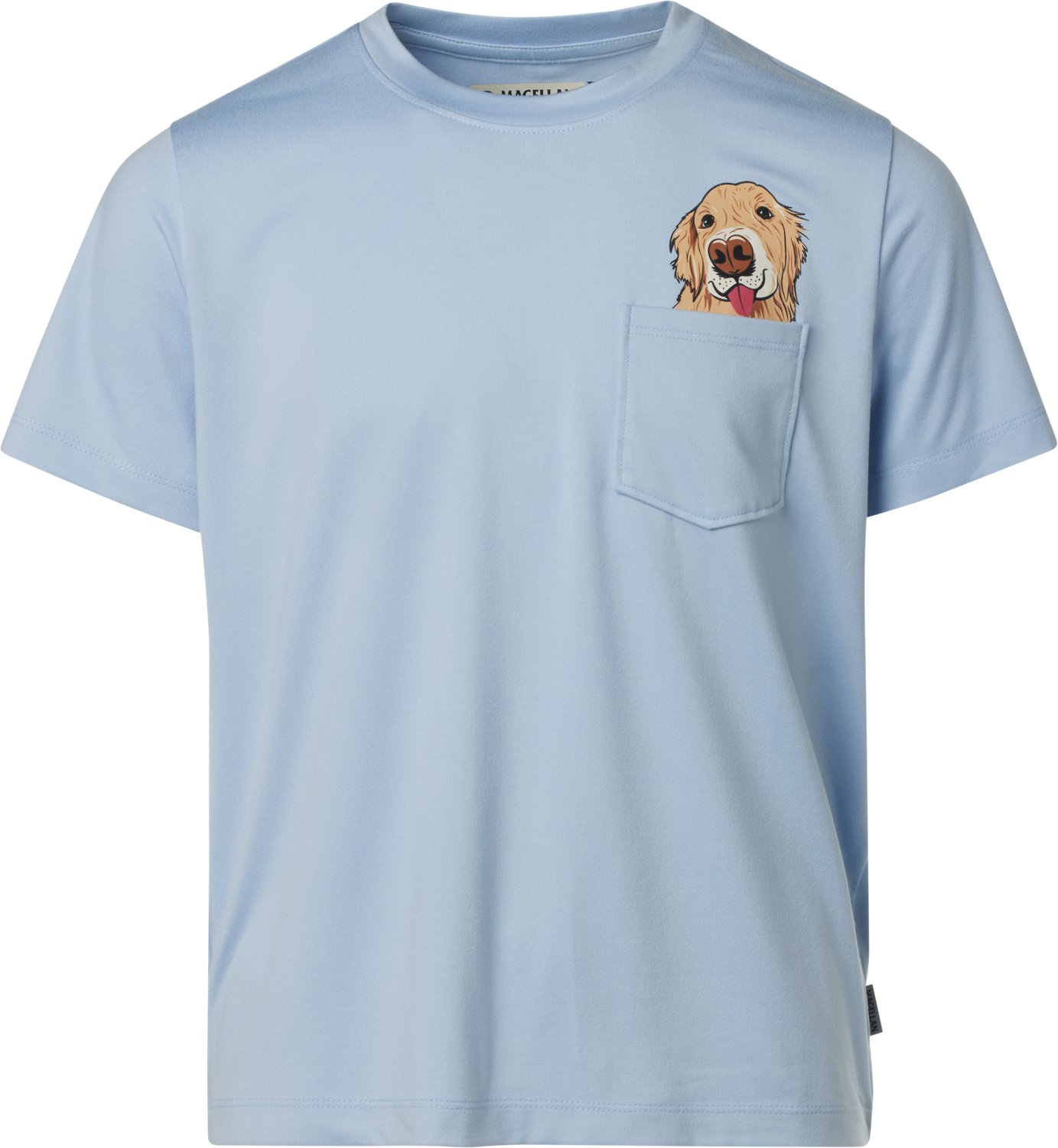 Magellan Outdoors Girls' Catch & Release Dog Graphic T-shirt                                                                     - view number 2