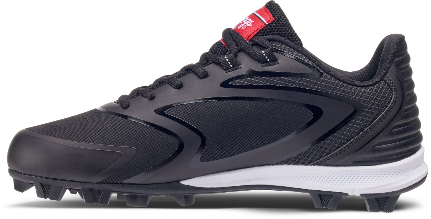 Rawlings Men's Fastball Low Rubber Molded Baseball Cleats - view number 2