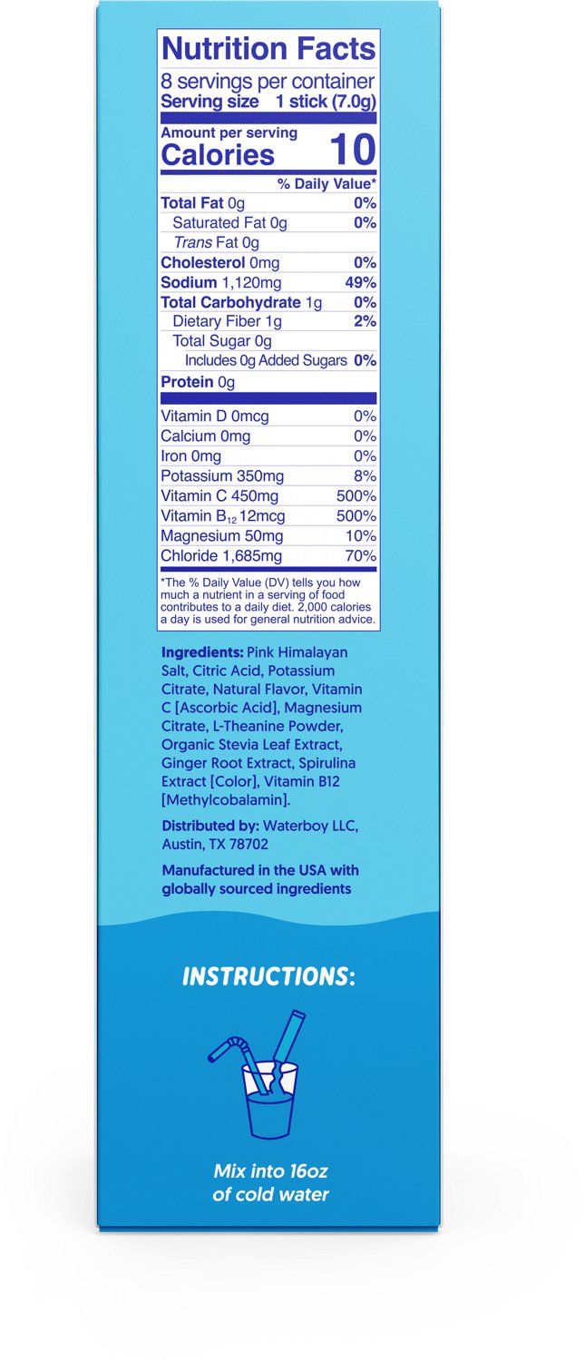 Waterboy Weekend Recovery Hydration Sticks 8-Pack - view number 3