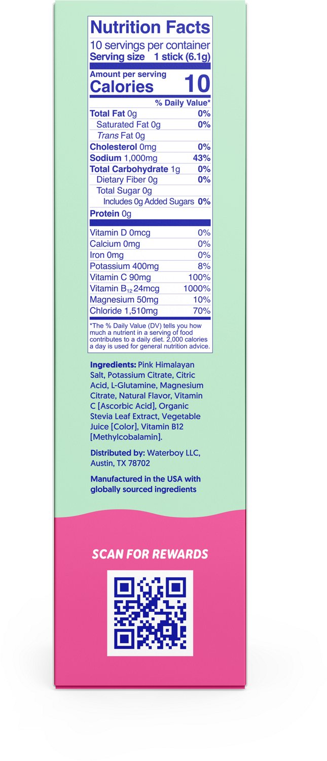 Waterboy Workout Hydration Sticks 10-Pack                                                                                        - view number 3