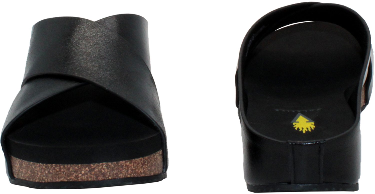 Volatile Women's Ablette Criss Cross Wedge Slides                                                                                - view number 4