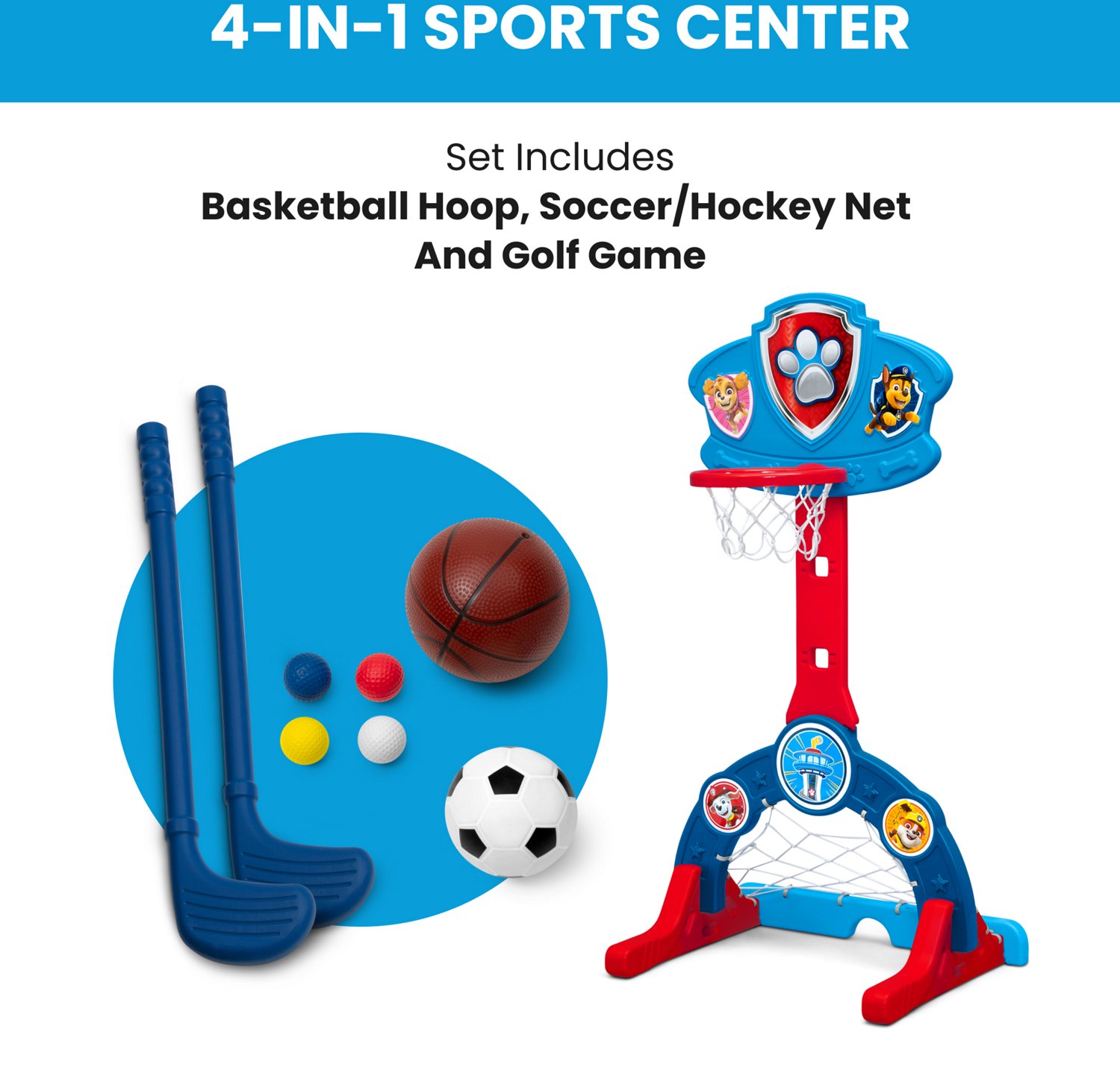 Delta Children Paw Patrol 4 in 1 Sports Center Academy