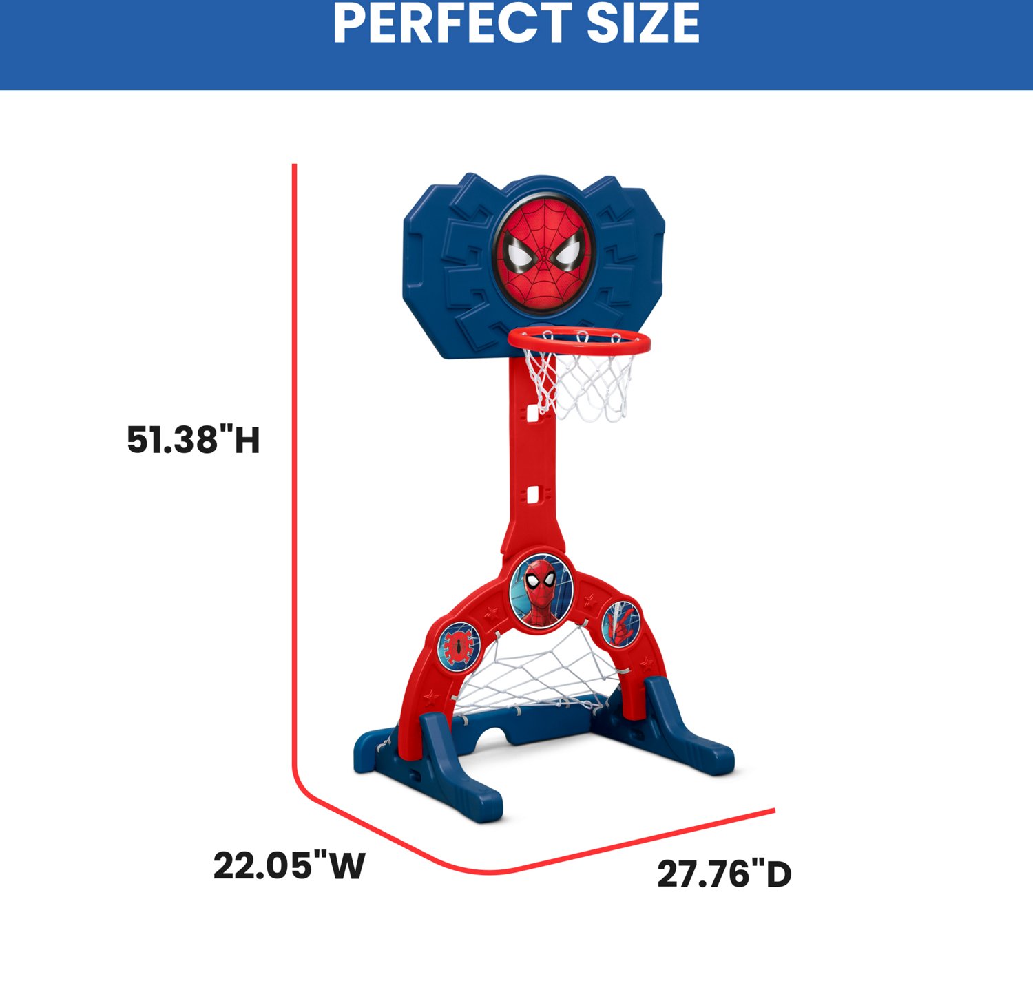 Delta Children Spiderman 4-in-1 Sports Center - view number 3