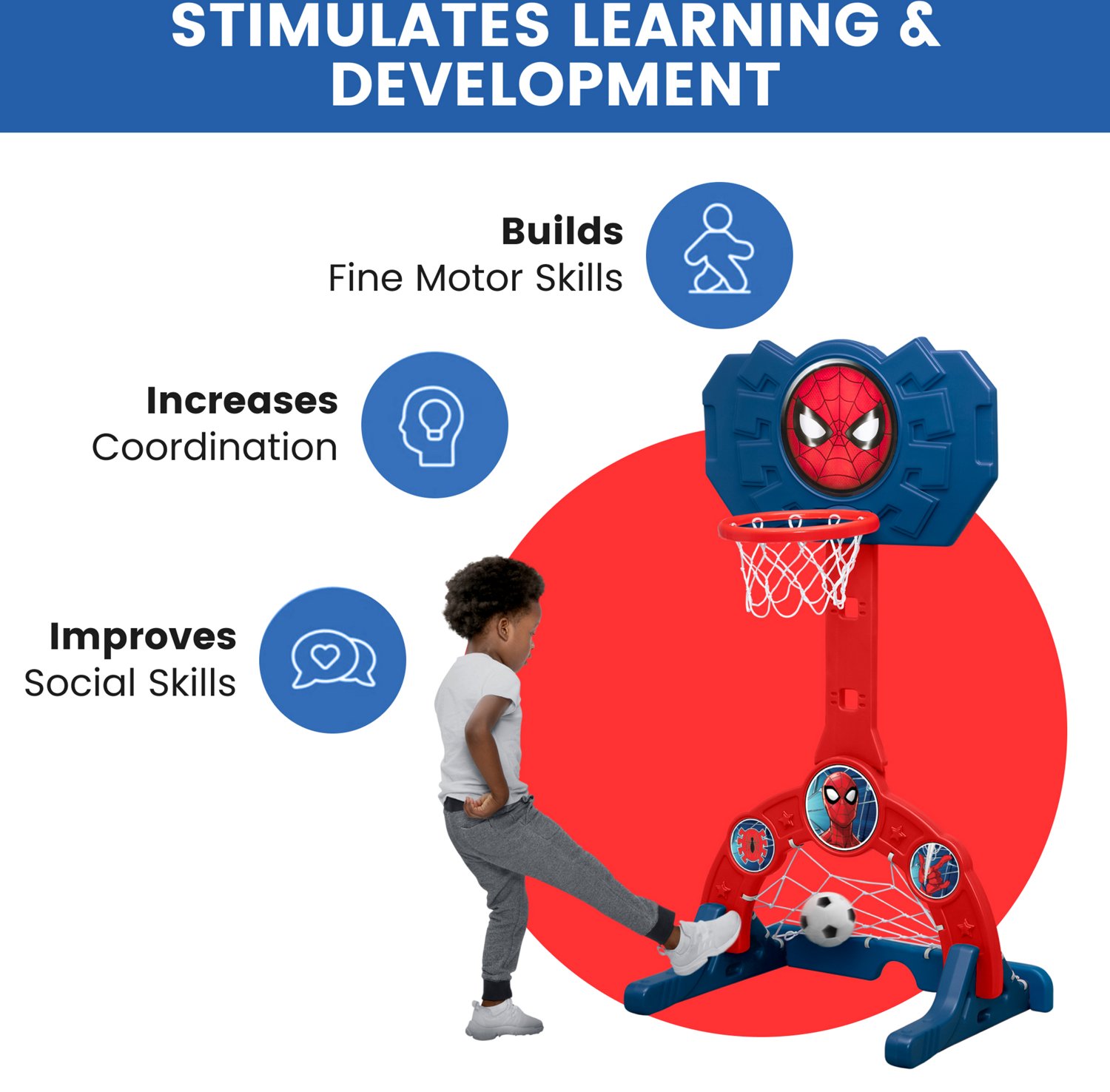 Delta Children Spiderman 4-in-1 Sports Center - view number 5