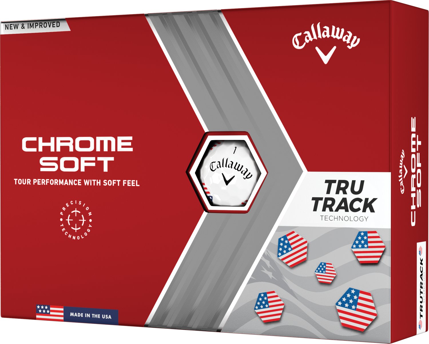 Callaway 2024 Chrome Soft TruTrack Golf Balls 12-Pack                                                                            - view number 1