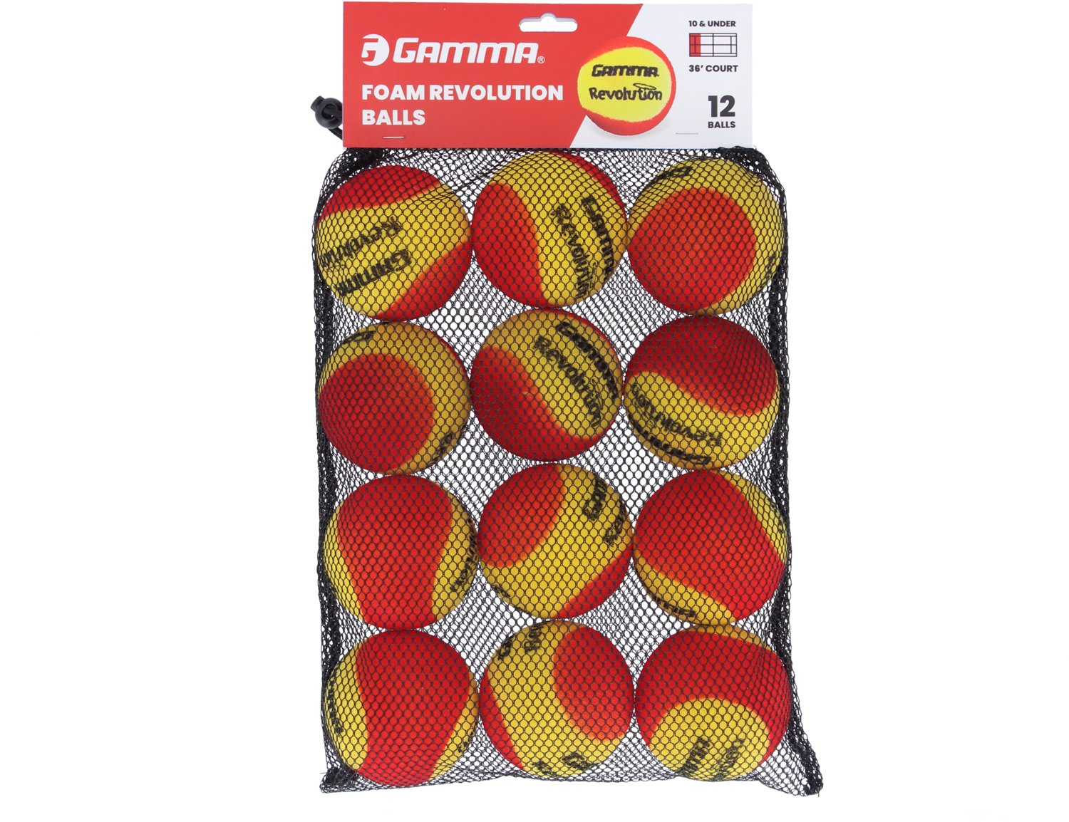 Gamma Foam Revolution Tennis Ball 12-Ball Bag                                                                                    - view number 2