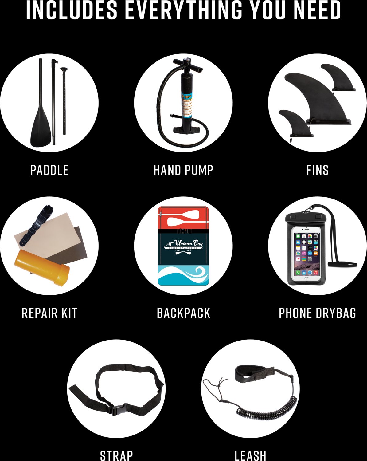 Waimea Bay Dagger 12.5' Racer Rigid Inflatable Paddleboard - view number 4