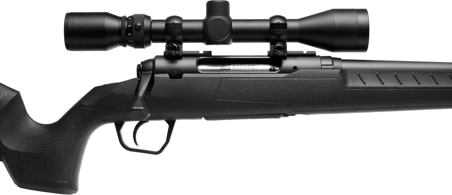 Savage Arms Axis XP Next Gen Compact 6.5 Creedmoor Bolt Action Rifle with Weaver 3-9 x 40 Scope  - view number 4
