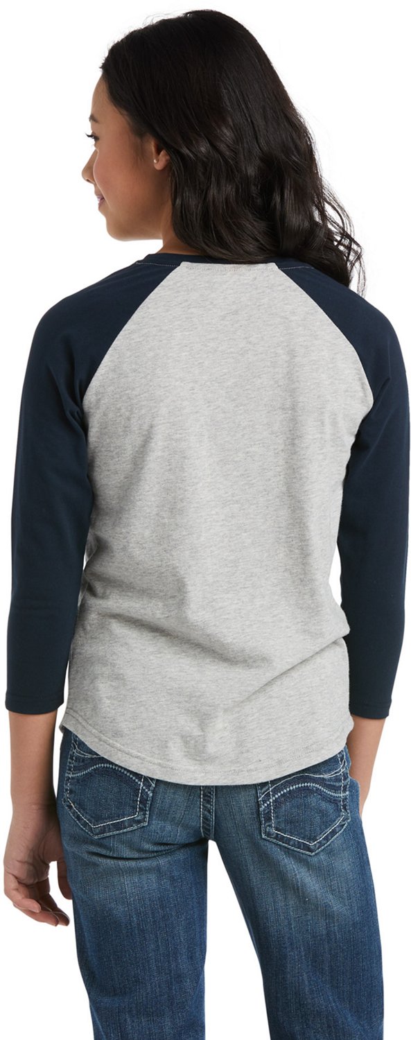 Ariat Girls' R.E.A.L Farm Baseball Tee - view number 2