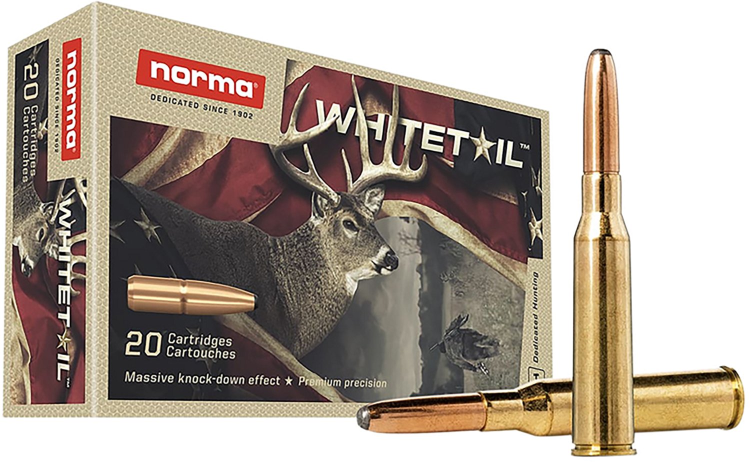 Norma USA Whitetail Soft Point 7.7 Jap 174-Grain Centerfire