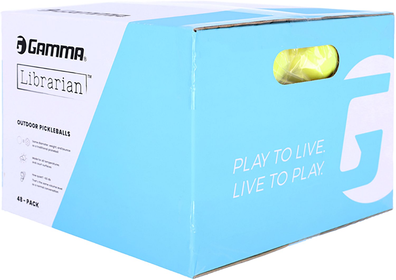 Gamma Librarian Foam Quiet Pickleballs 48-Pack - view number 3