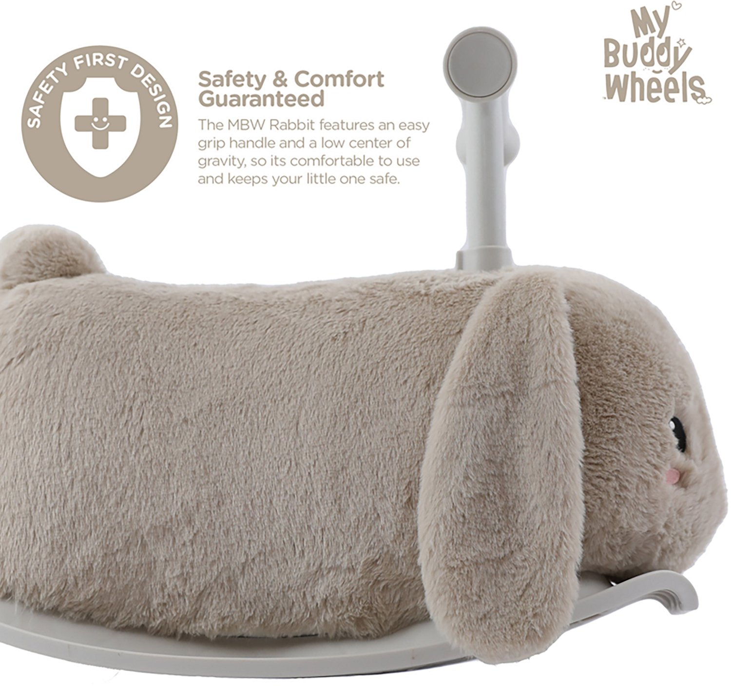 Yvolution My Buddy Roller Rabbit Plush Ride-On Toy | Academy