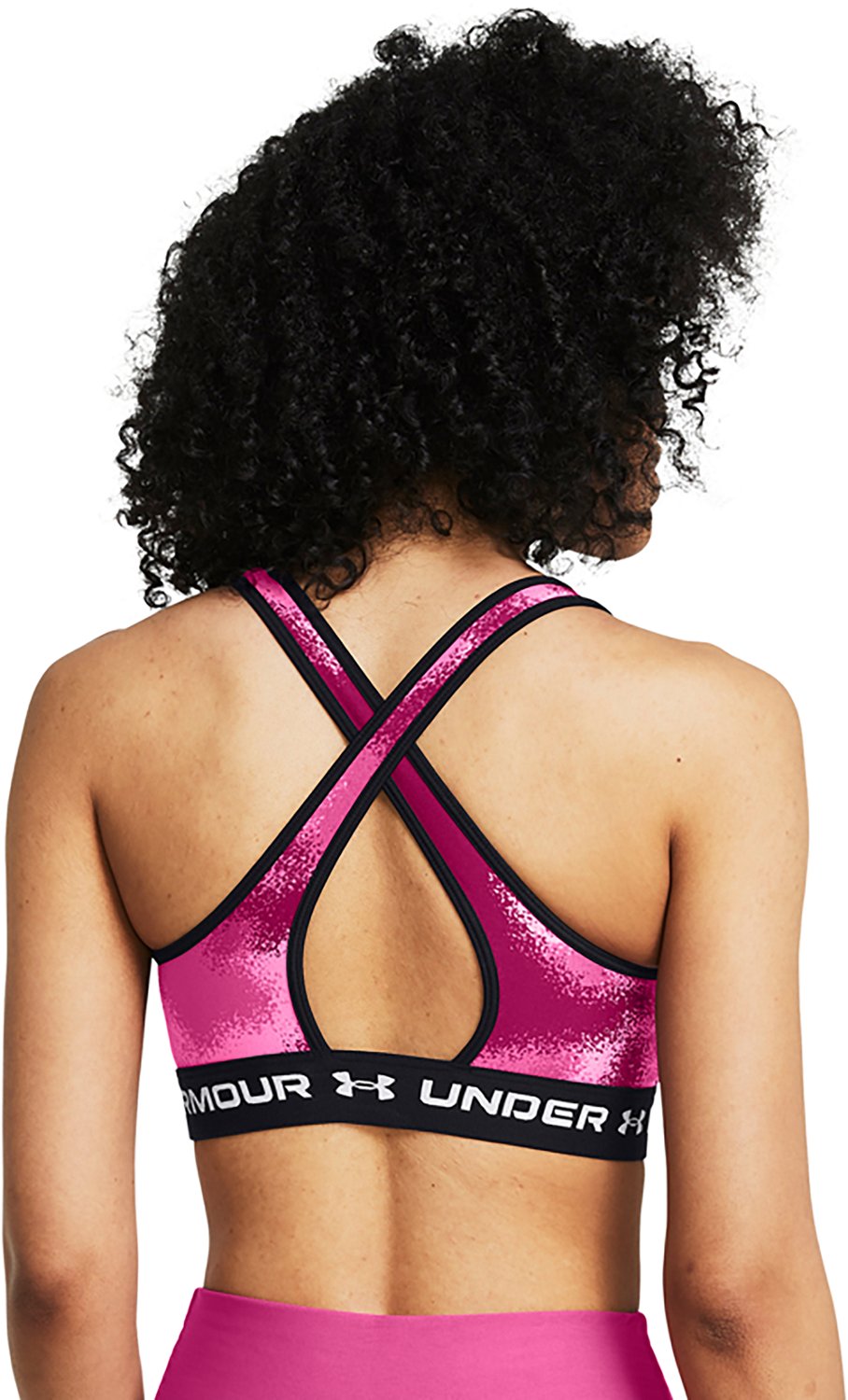 Under Armour Women's Crossback Print Mid Sports Bra                                                                              - view number 2