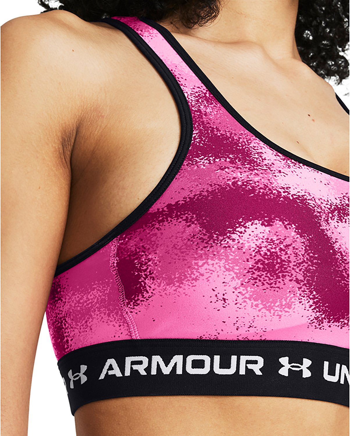 Under Armour Women's Crossback Print Mid Sports Bra                                                                              - view number 3