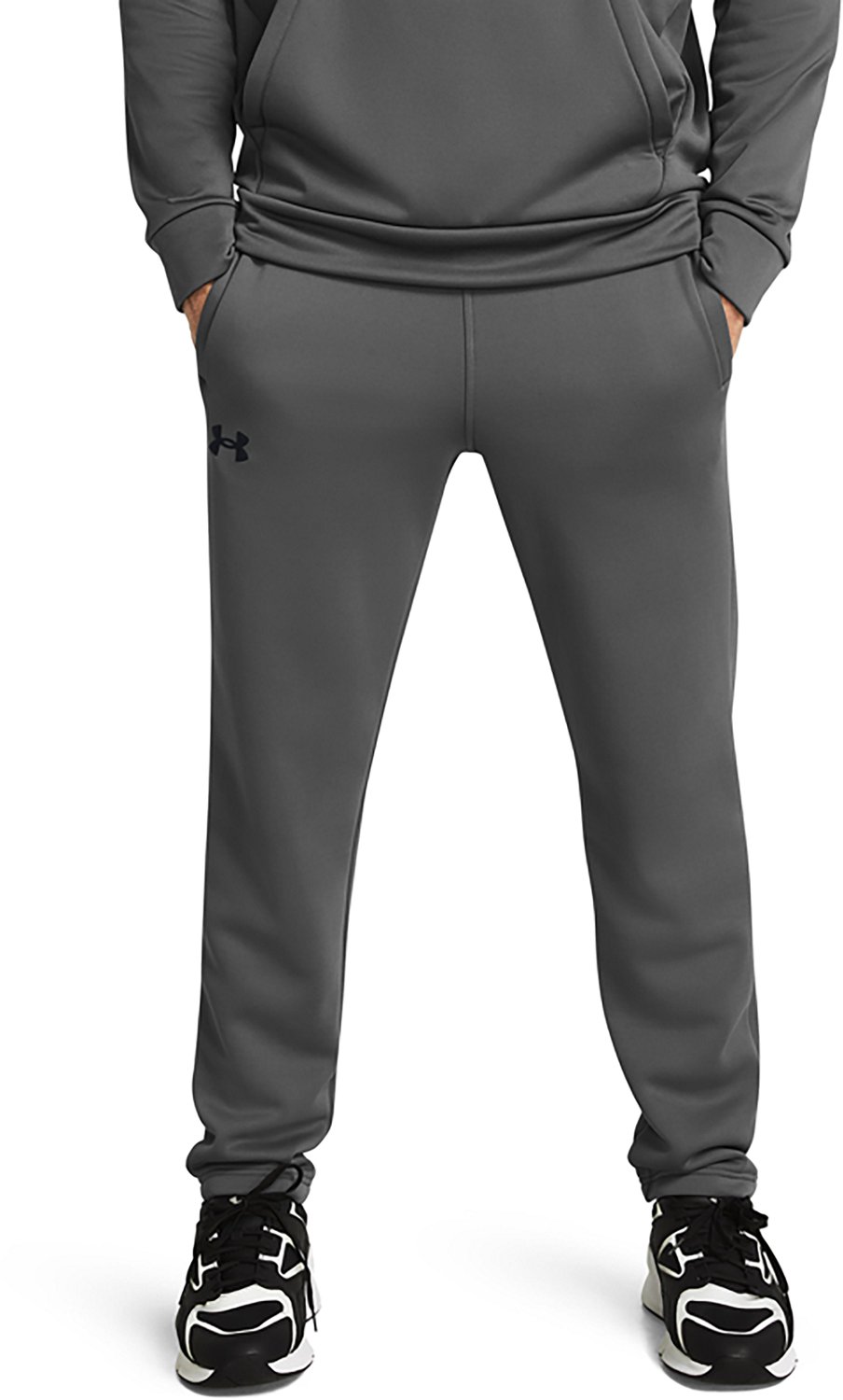 Black fashion under armour sweatpants