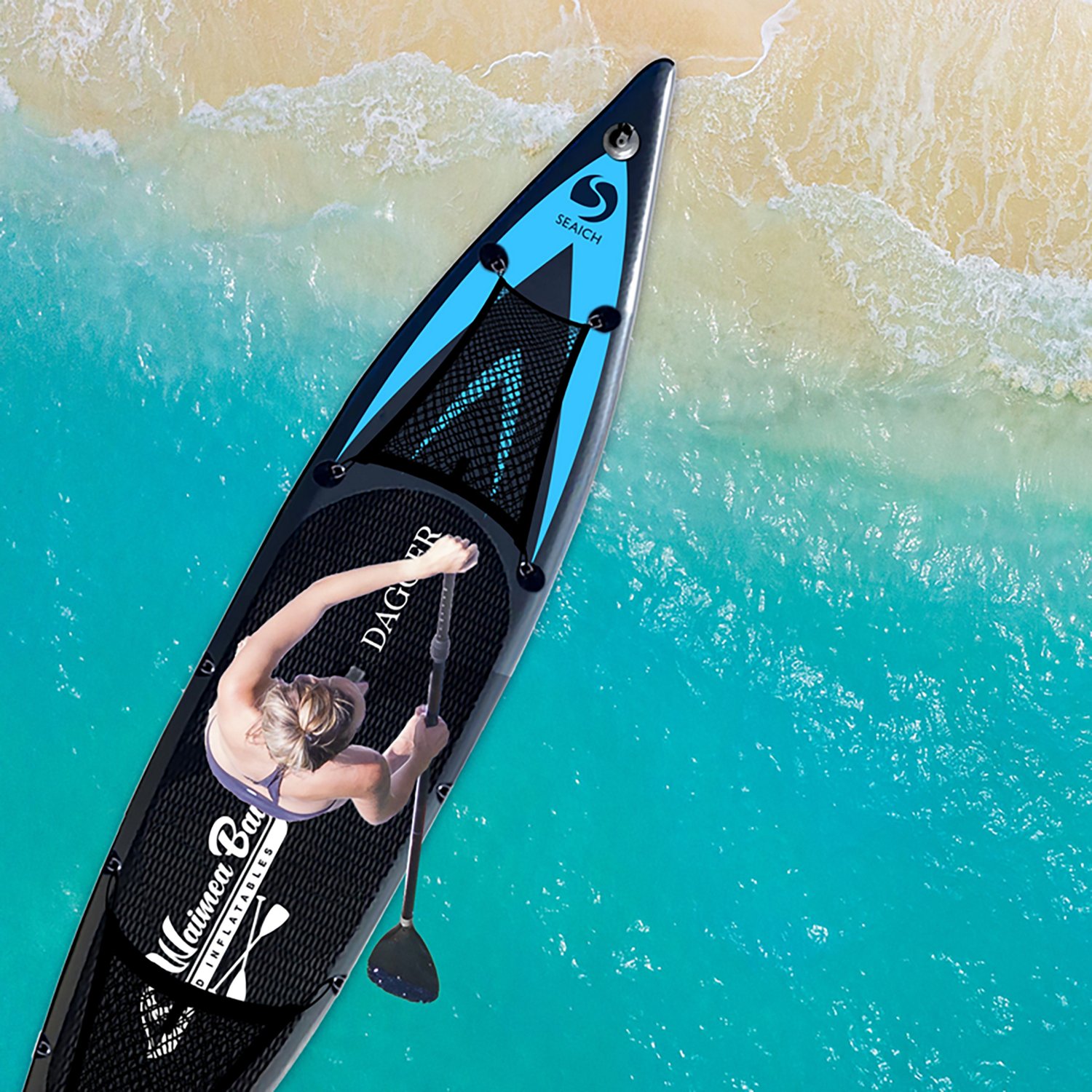 Waimea Bay Dagger 12.5' Racer Rigid Inflatable Paddleboard - view number 6