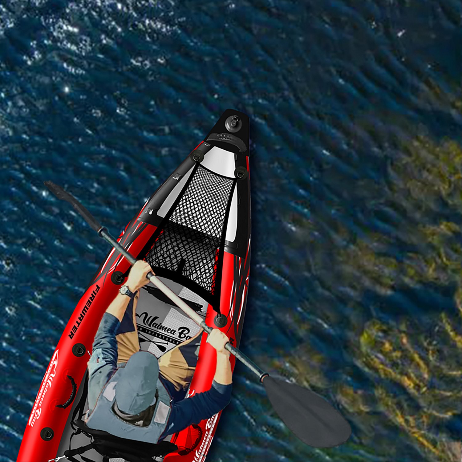 Waimea Bay Firewater 9.5' 1-Seater Rigid Inflatable Kayak - view number 7