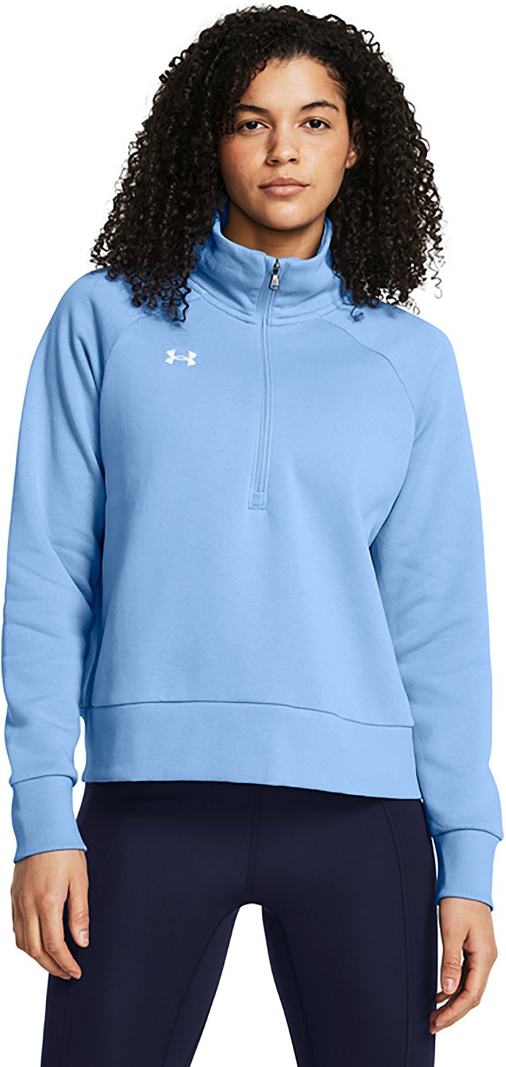 Under Armour Women's Rival Fleece 1/2 Zip Sweatshirt