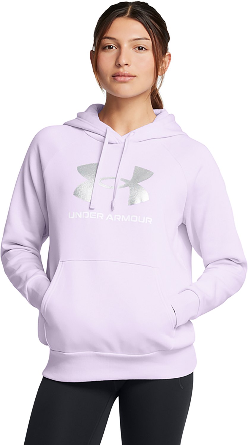 Under Armour Women's Rival Glitter Big Logo Hoodie