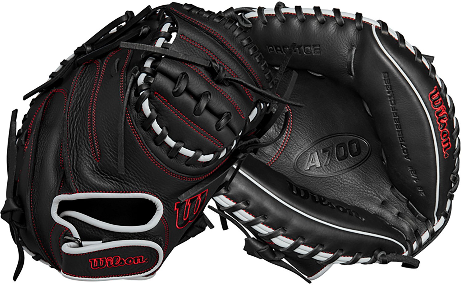 Wilson 32.5 in A700 Pedroia Fit Catcher's Mitt                                                                                   - view number 6