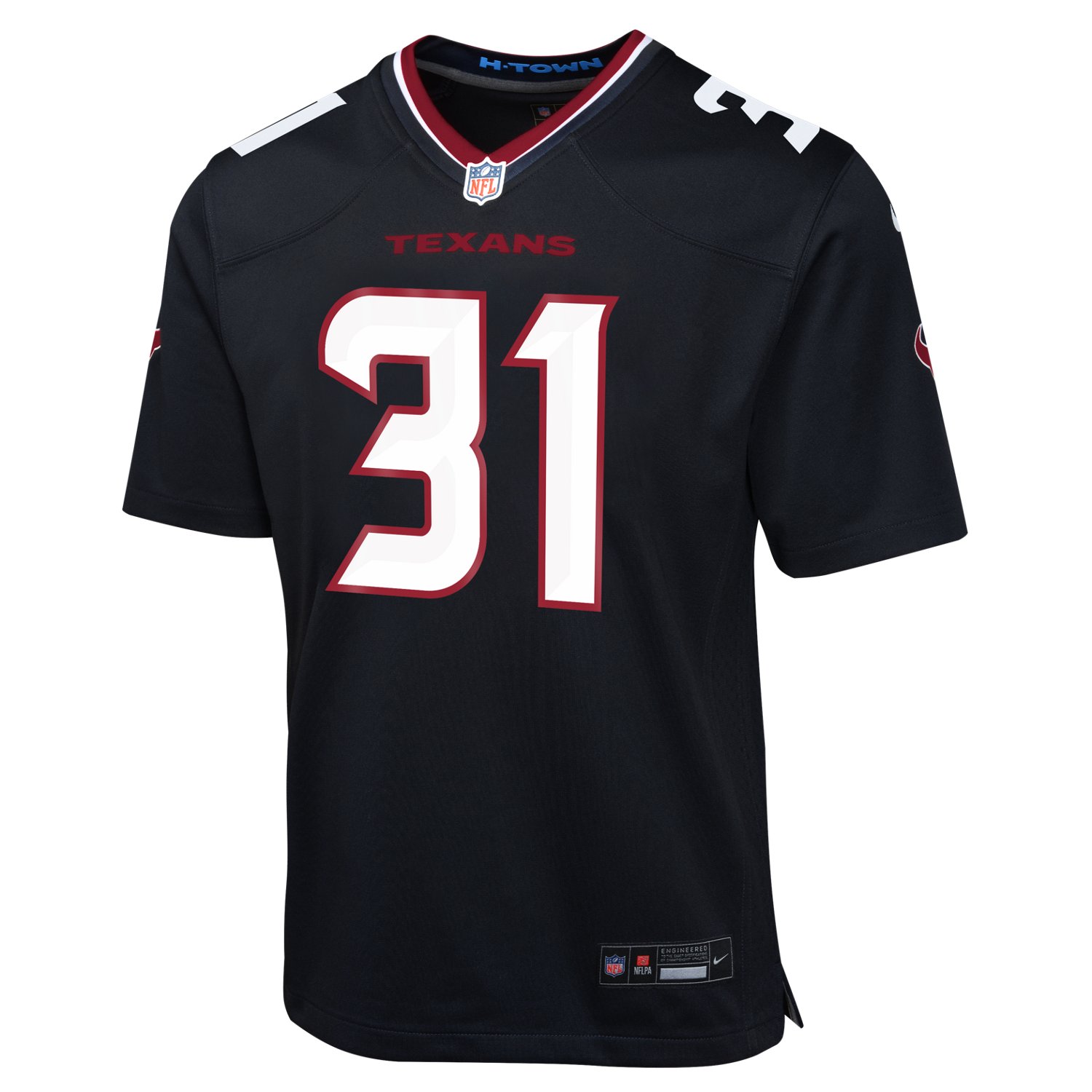 Nike Boys' Houston Texans Dameon Pierce #31 Home Game Player Jersey - view number 2