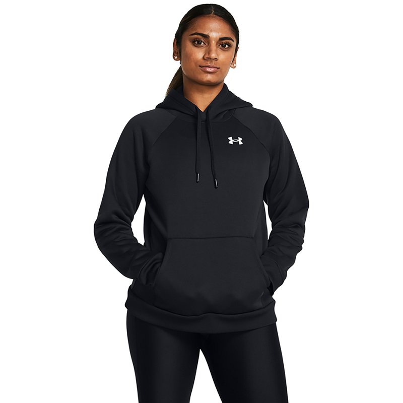 Under Armour Women's Armour Fleece Hoodie Black, X-Large - Women's Athletic Fleece at Academy Sports