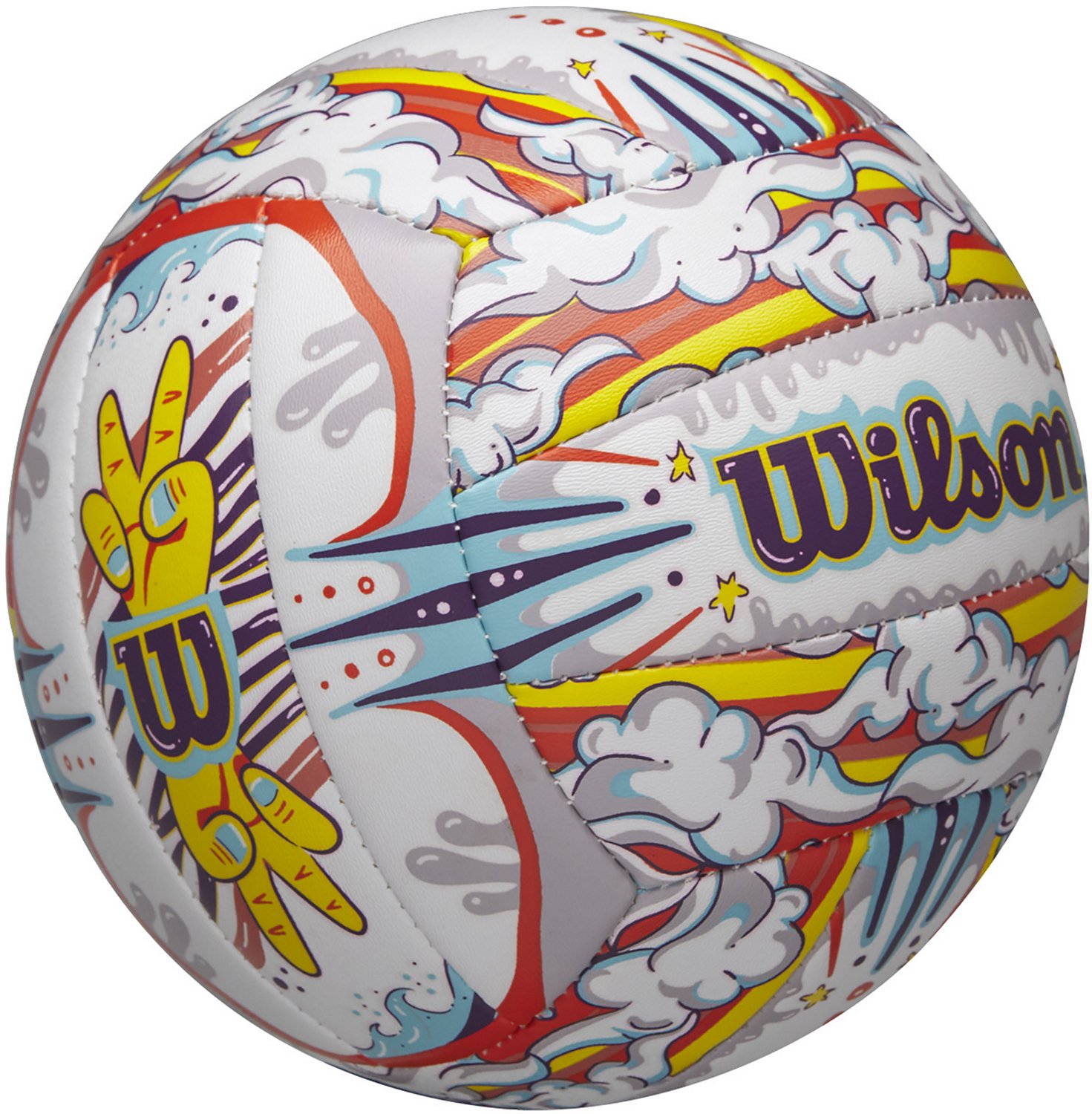 Wilson Graffiti Peace Youth Mini Volleyball                                                                                      - view number 2