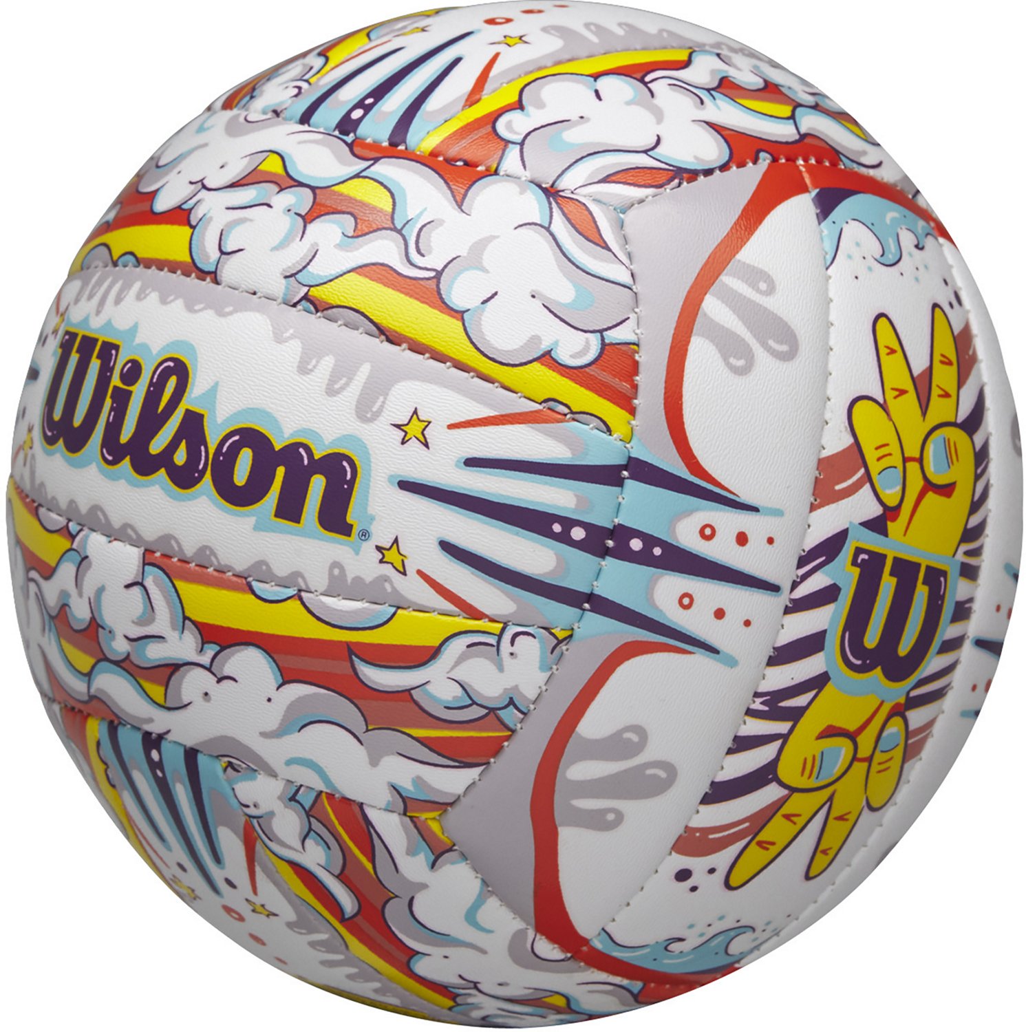 Wilson Graffiti Peace Youth Mini Volleyball                                                                                      - view number 3