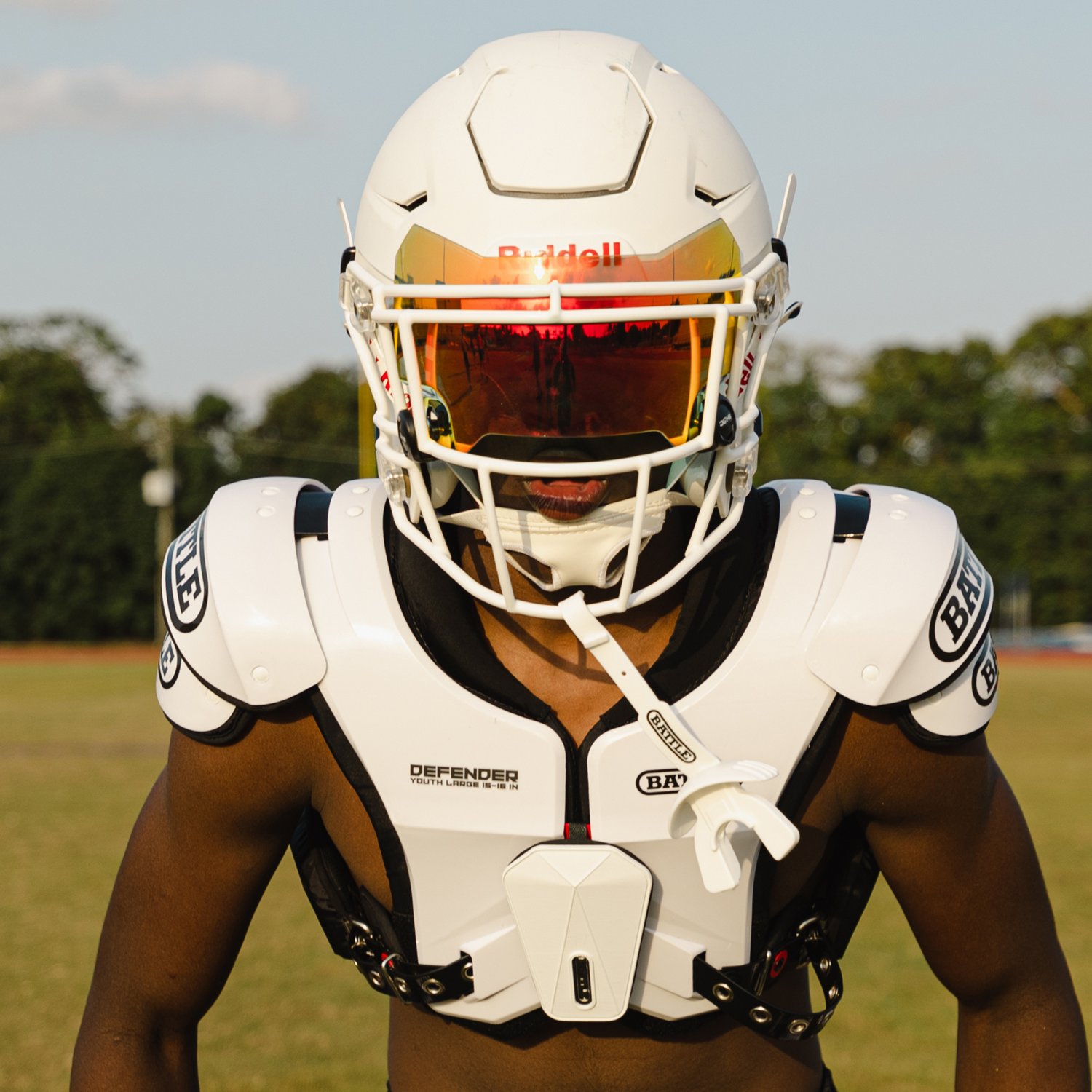 Battle Youth Defender Shoulder Pads                                                                                              - view number 5