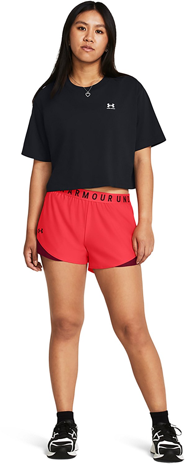 Under Armour Women's Play Up 3.0 Shorts 3 in                                                                                     - view number 3
