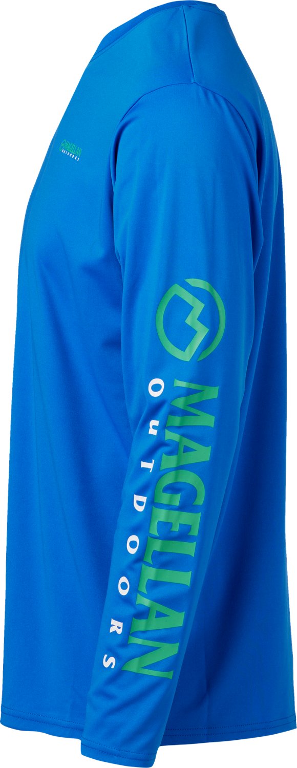 Magellan Outdoors Men's Casting Crew Core Graphic Long Sleeve T-shirt                                                            - view number 3