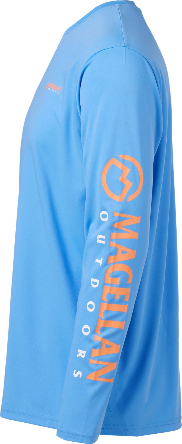 Magellan Outdoors Men's Casting Crew Core Graphic Long Sleeve T-shirt                                                            - view number 7