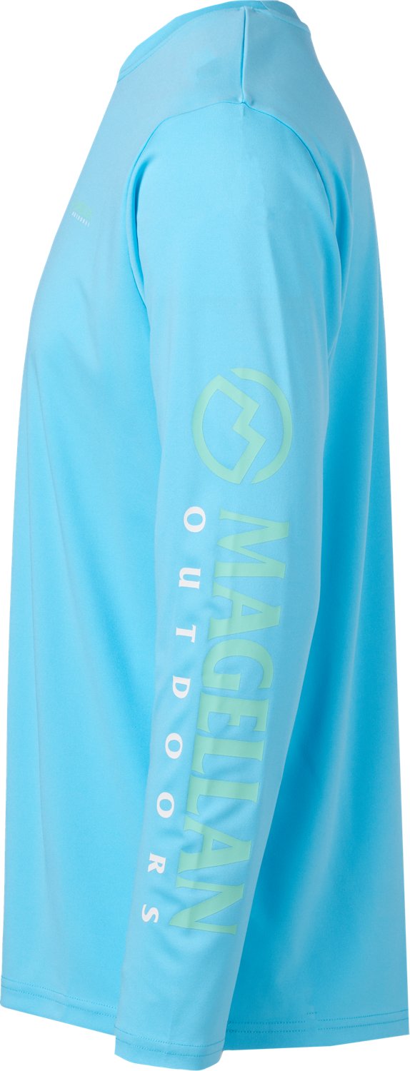 Magellan Outdoors Men's Casting Crew Core Graphic Long Sleeve T-shirt                                                            - view number 3