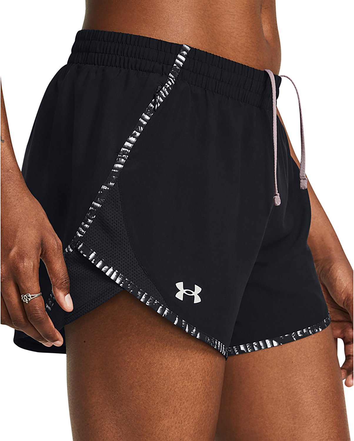 Under Armour Women's Fly By Printed Shorts 3 in                                                                                  - view number 4