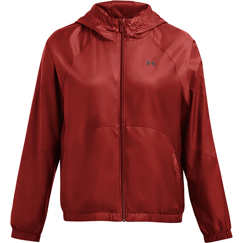 Under Armour Women's Sport Windbreaker Jacket Earthen Orange/Black, Large - Women's Athletic Performance Tops at Academy Sports